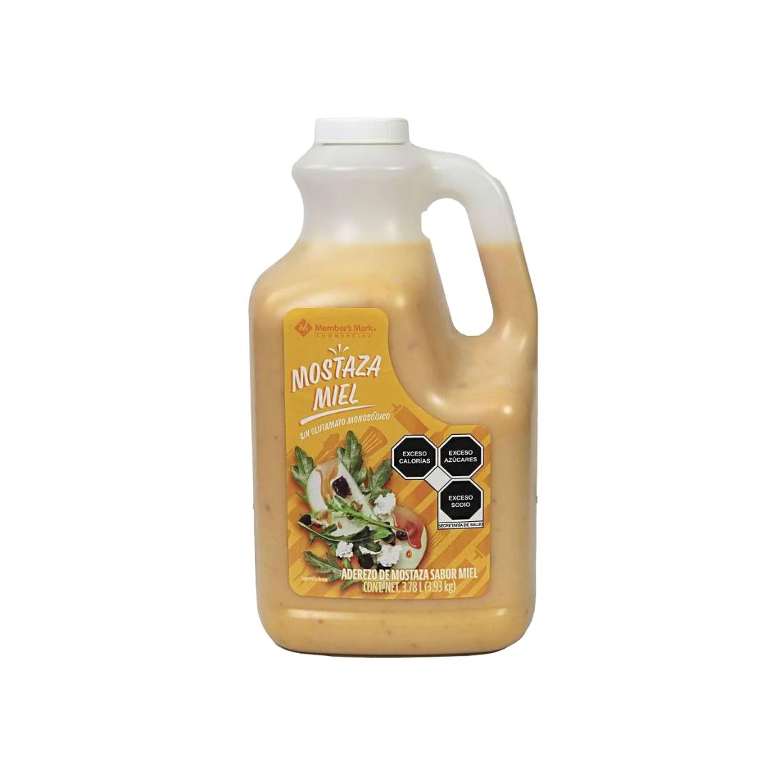 Aderezo Members Mostaza Miel 3.78lt pz (1)