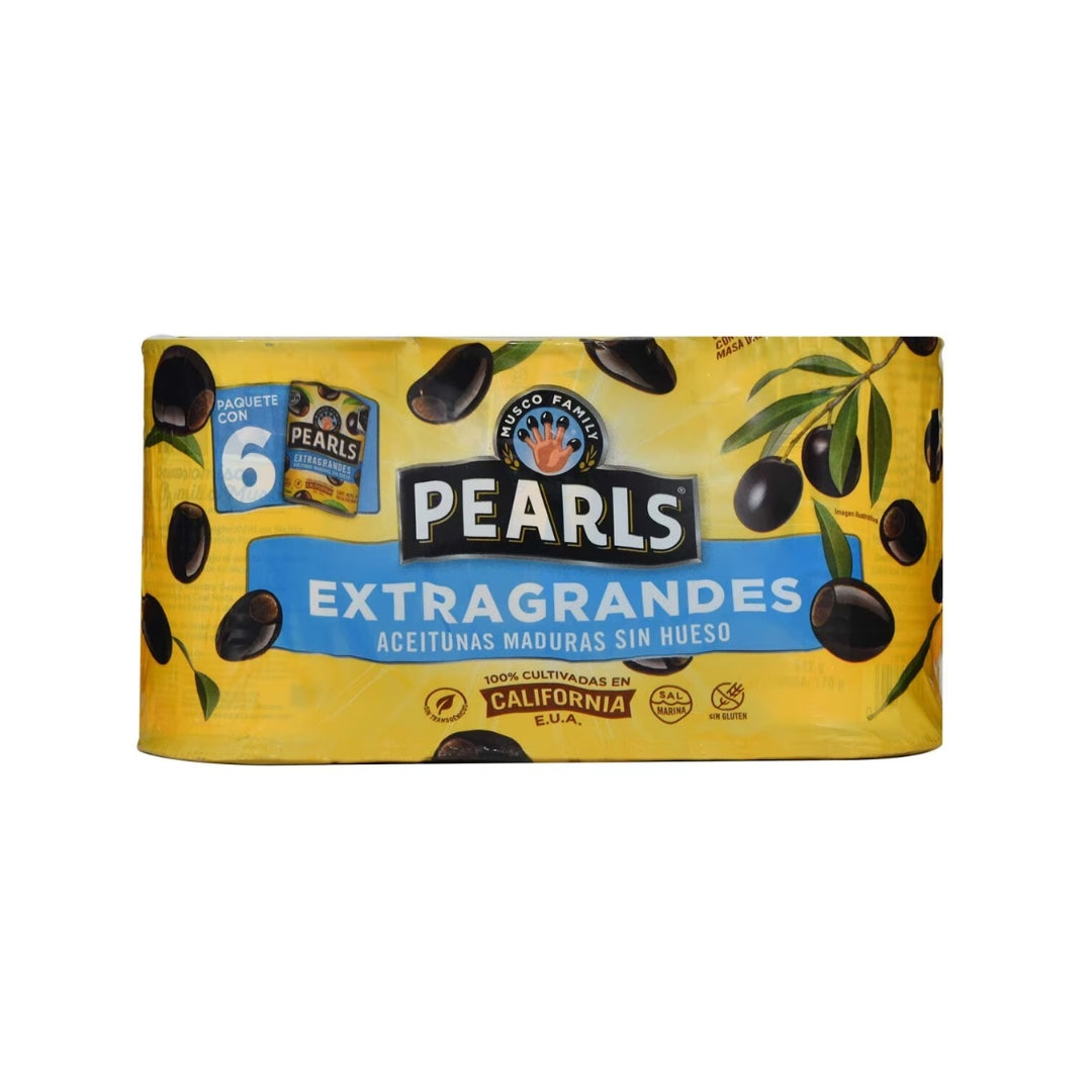 Aceitunas Pearls Negra Sin Hueso 442Gr (6)