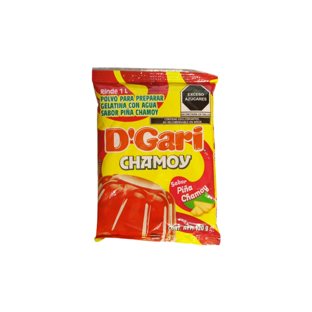 Gelatina Gari Agua Piña Chamoy 120G (50)