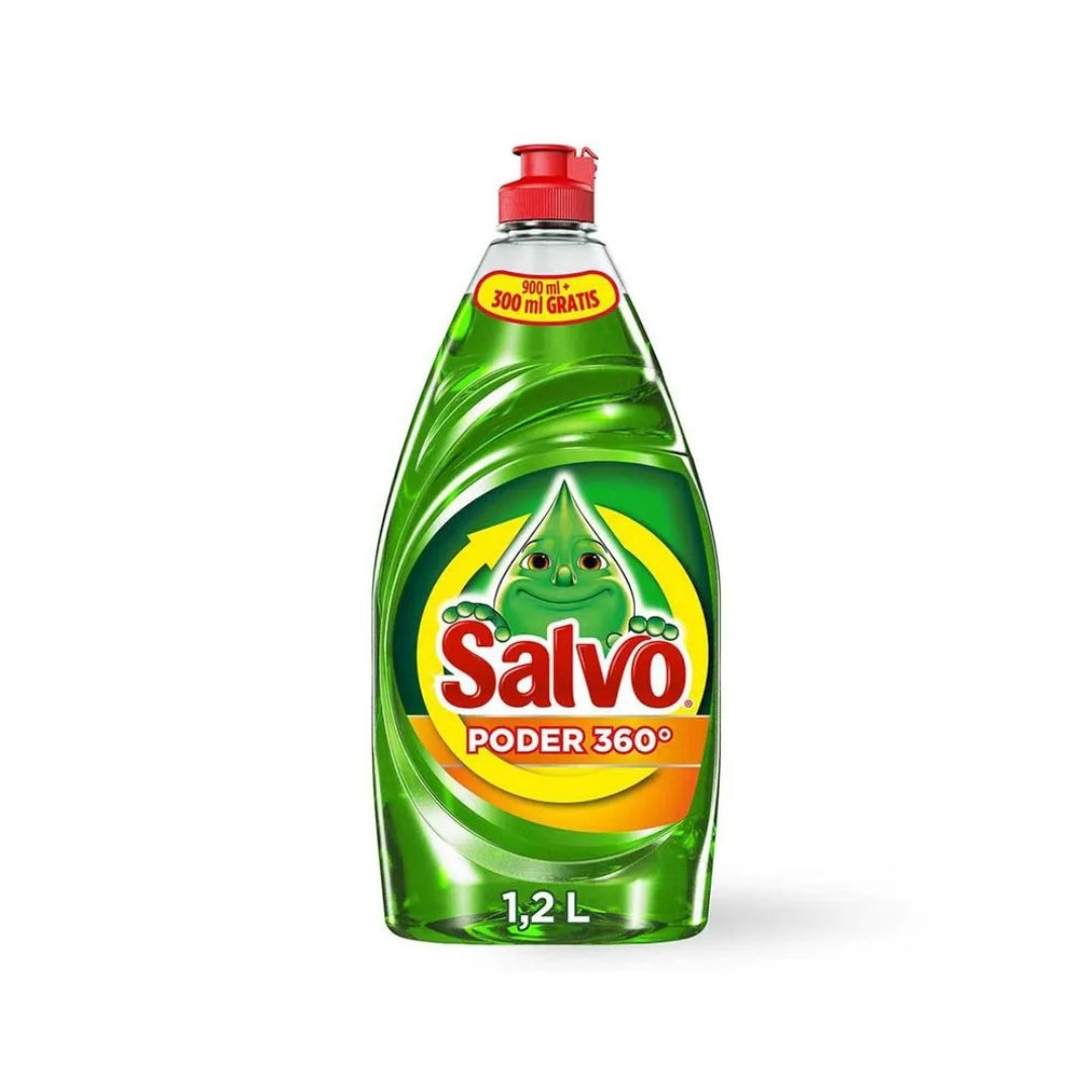 Detergente Trastes Liquido Salvo Poder 360 1.2 Lt (12)