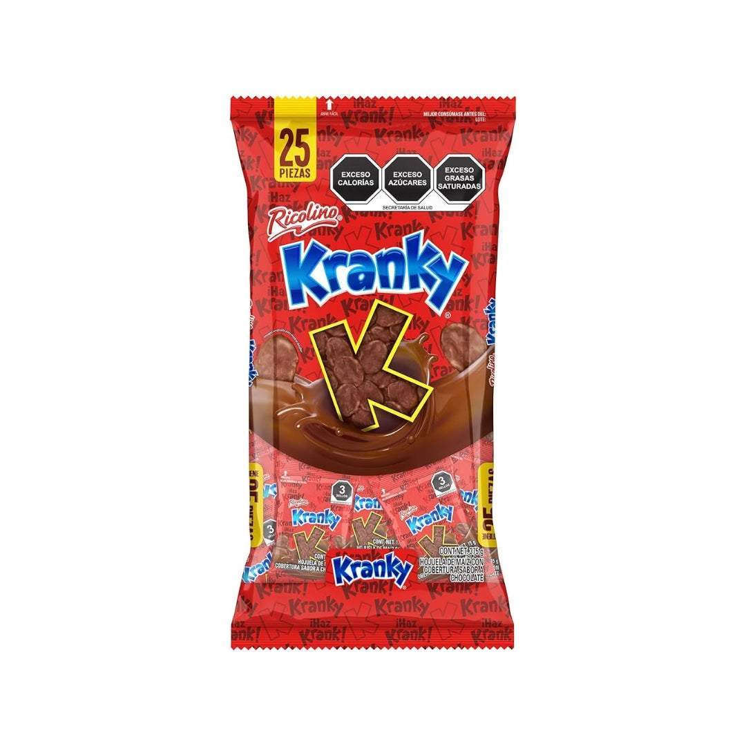 Chocolate Dulce Pieza Ricolino Kranky 15 Gr (25)
