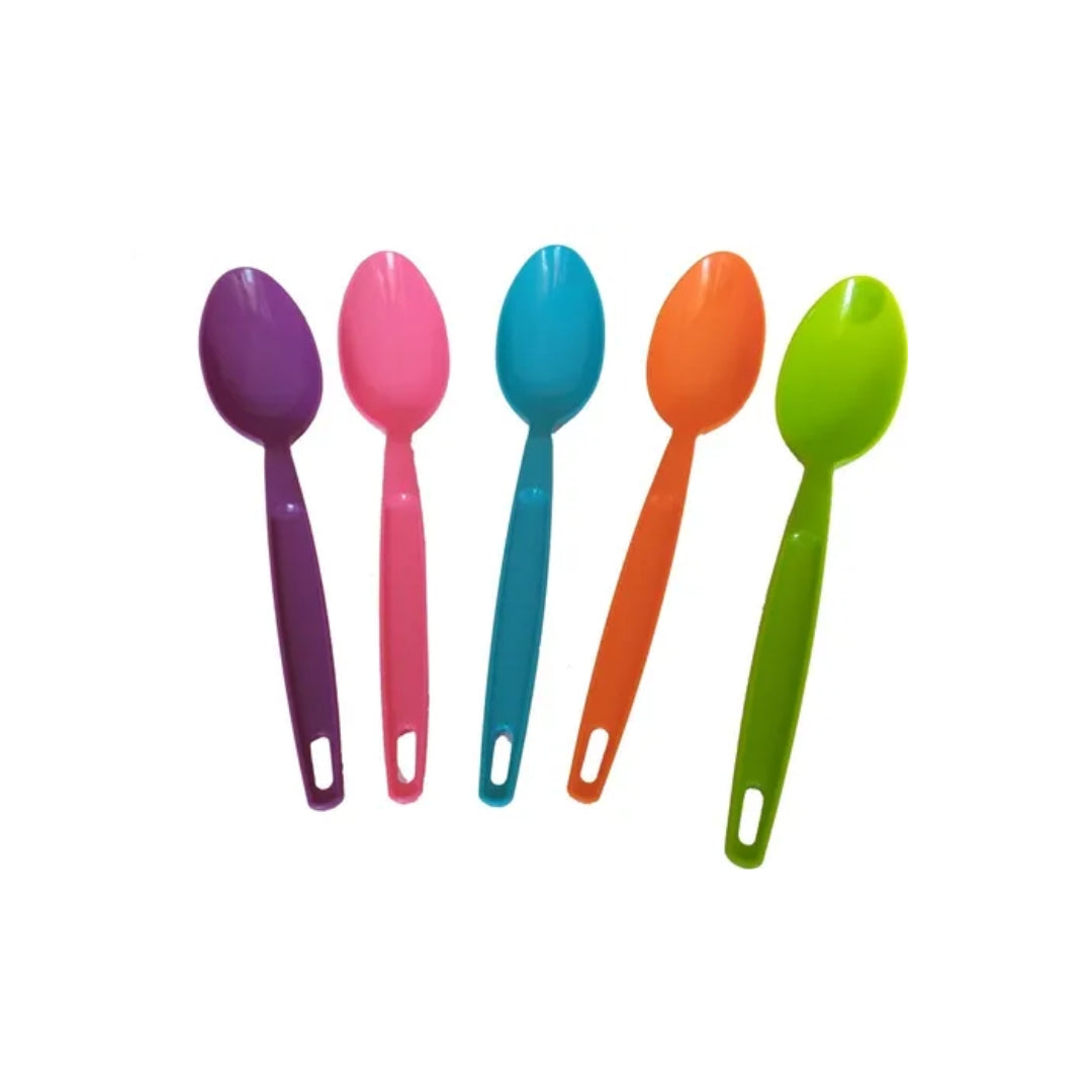 Cuchara Jarceria Plastica Yuliana Colores Pz (12)