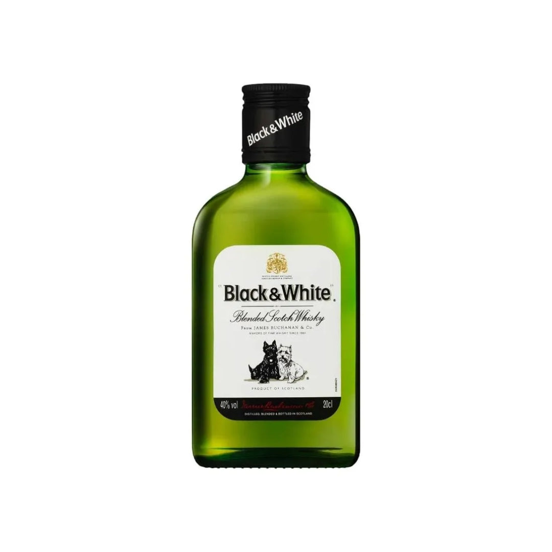 Whisky Black And White 200 Ml (1)