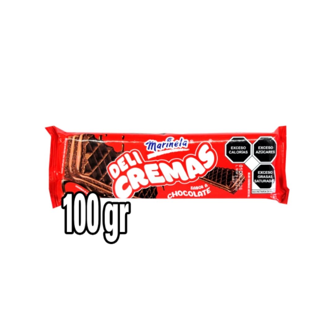 Galletas Marinela Deli Cremas Chocolate 100 Gr (30)