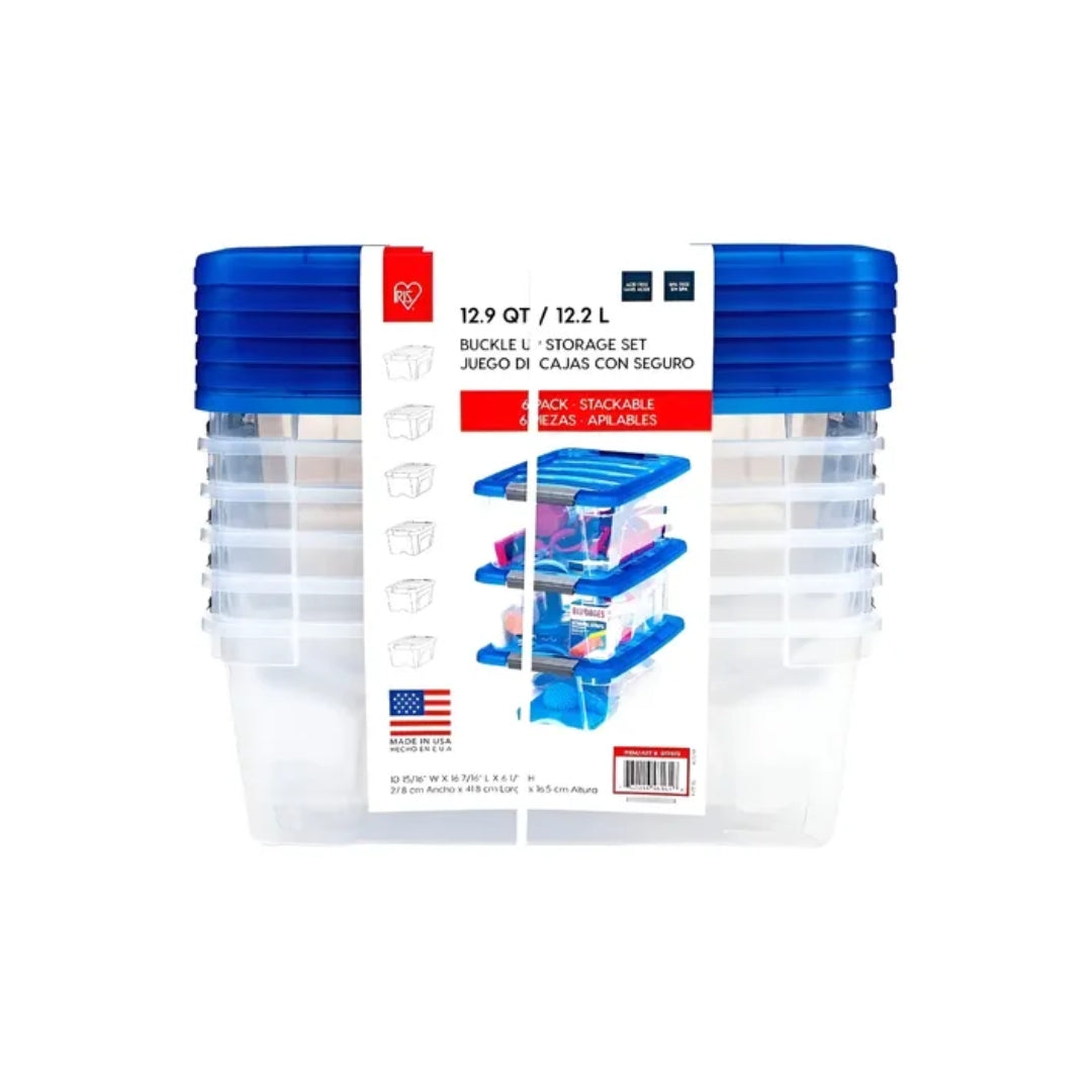 Articulos Del Hogar Iris Cajas Con Seguro 27.8x41.8 Pz (6)