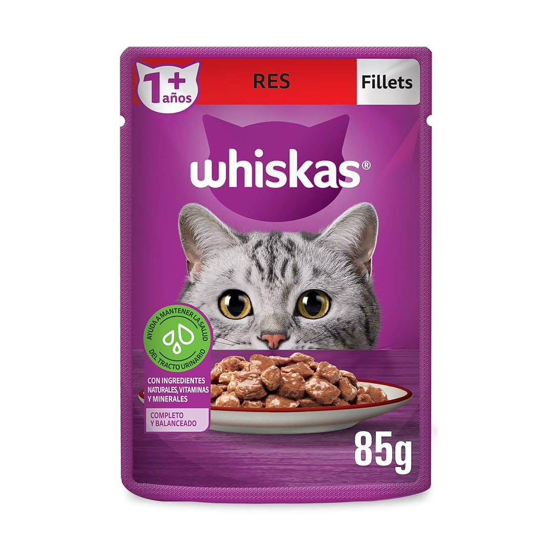 Alimento Gato Sobre Whiskas Res 85Gr