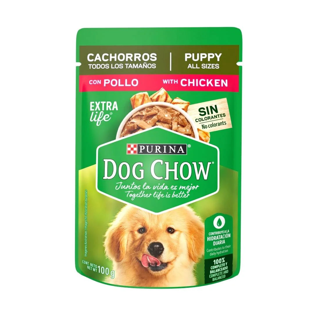 Alimento Perro Sobre Dog Chow Cachorro Pollo 100Gr