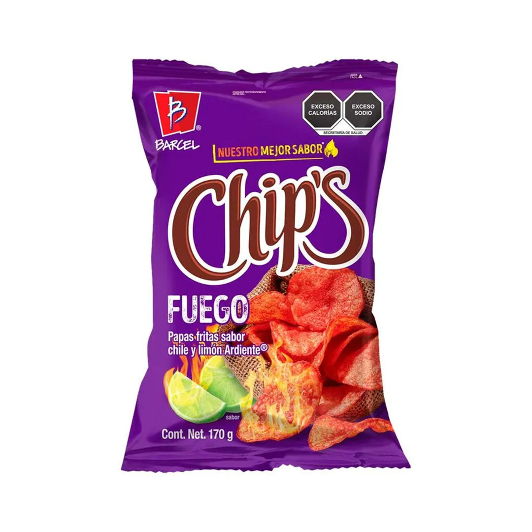 Botanas Barcel Chips Fuego 170 Gr. Pz