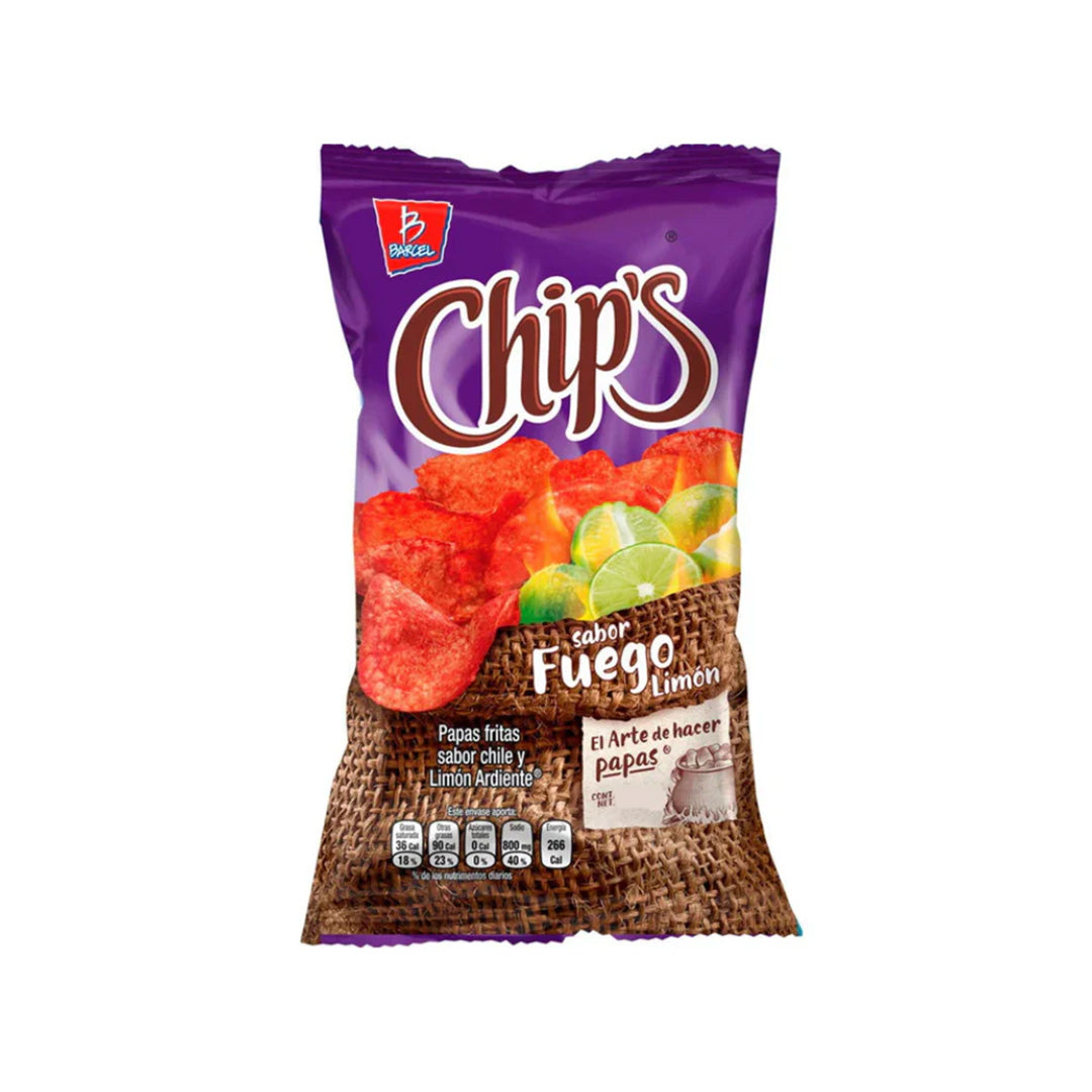 Botana Barcel Chips Fuego 62 Gr Pz