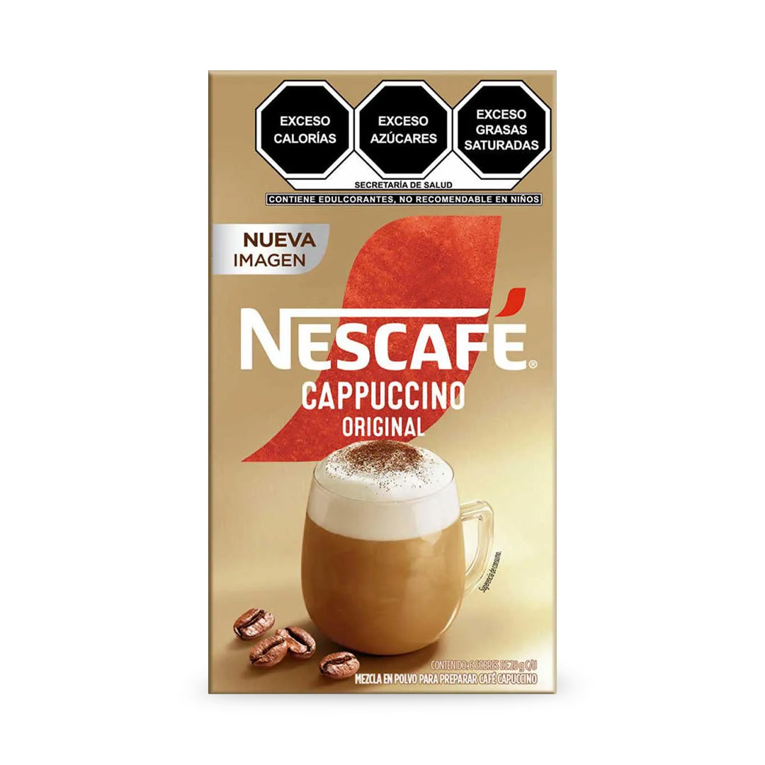 Café Soluble Nescafe Cappuccino Original 6/22Gr