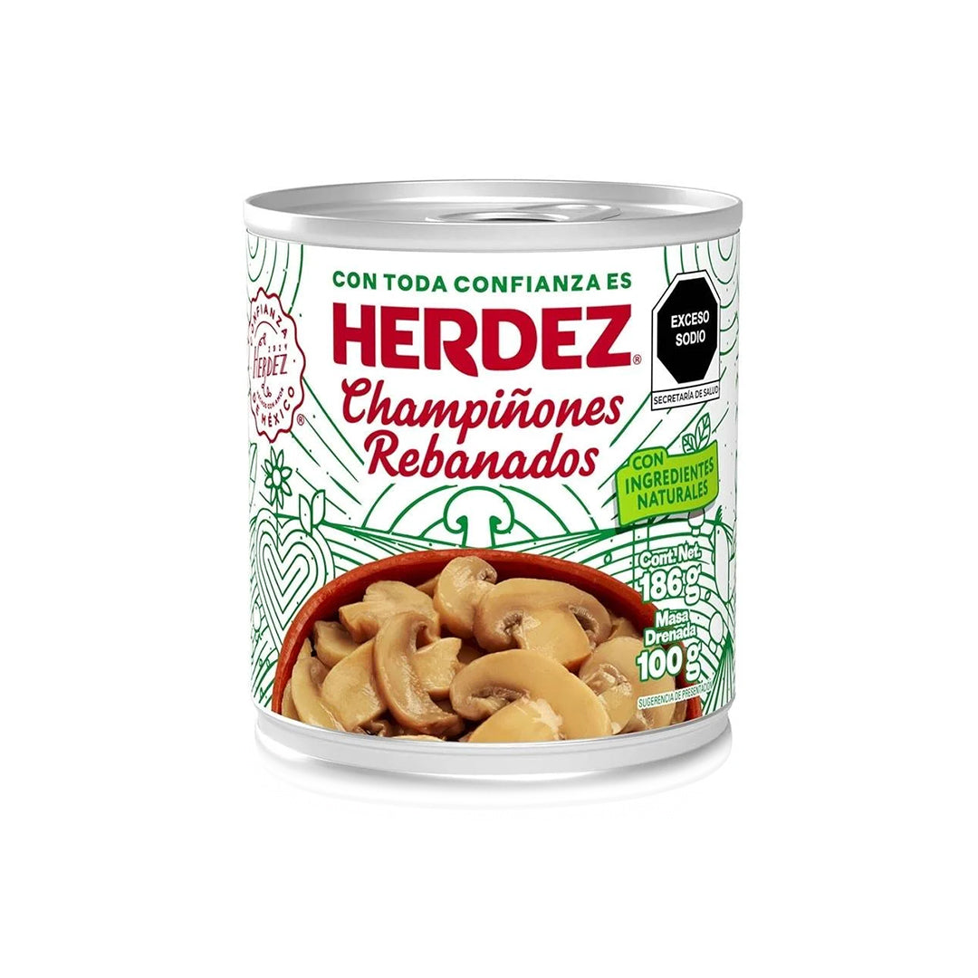Champiñones Herdez Rebanado 186 Gr