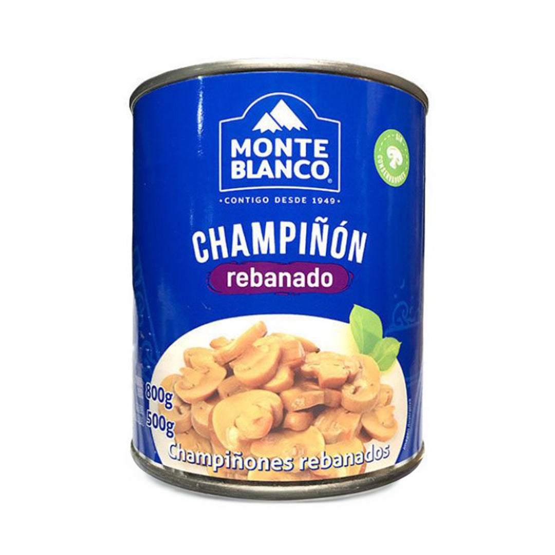 Champiñon Monte Blanco Rebanados 800 Gr