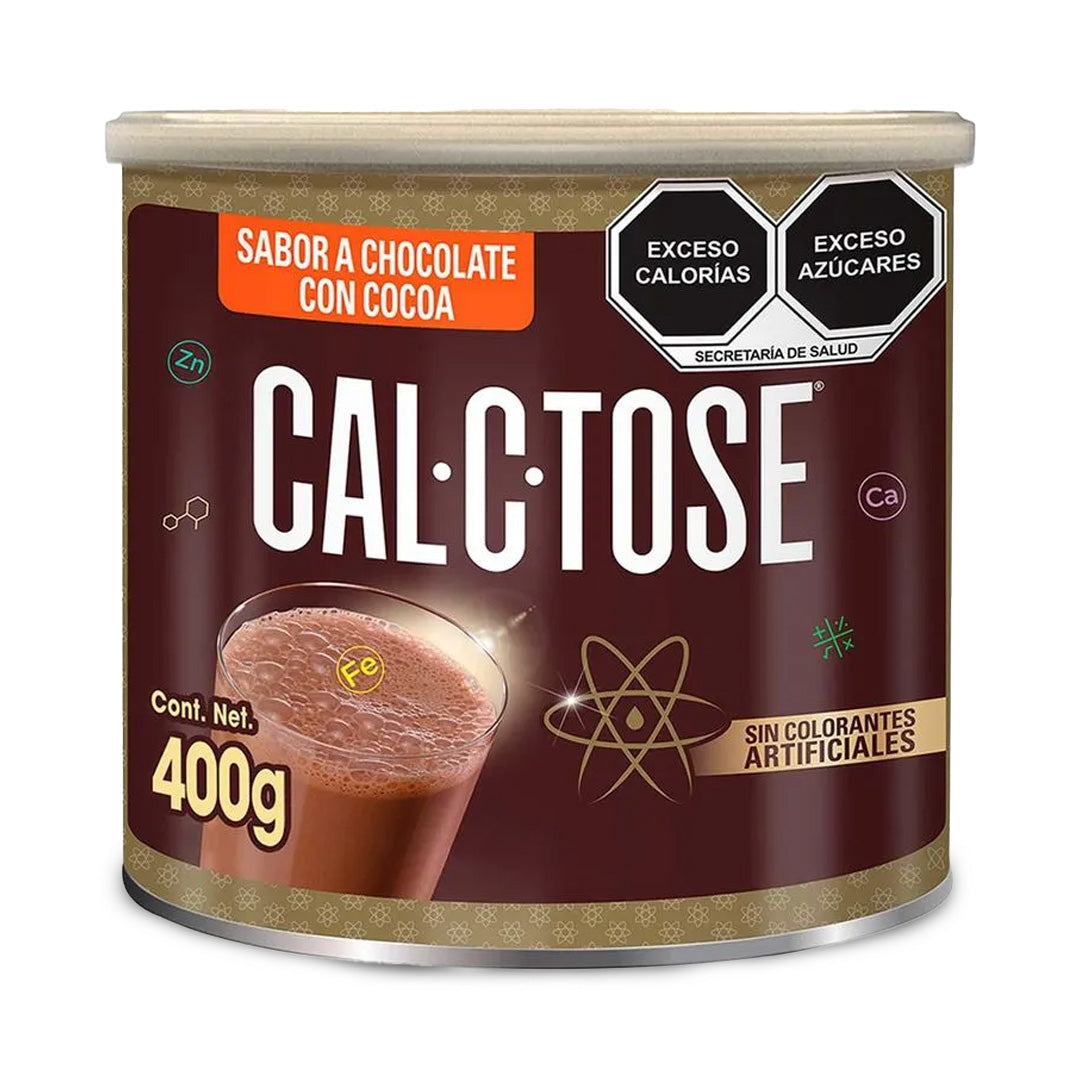 Chocolate En Polvo Cal-C-Tose Lata 400 Gr