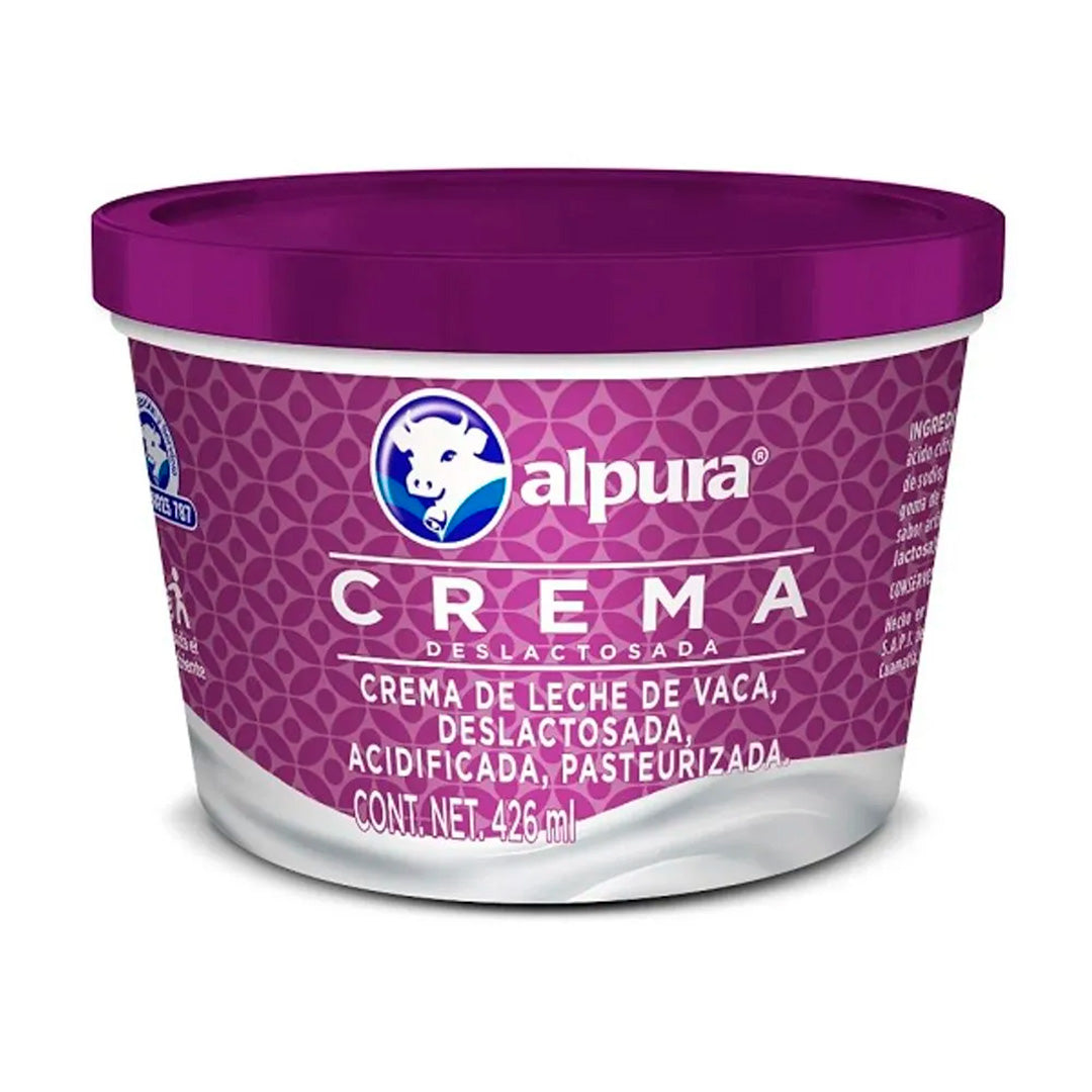 Cremas Alpura Deslactosada 426 Ml