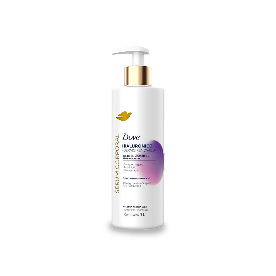 Crema De Tocador Dove Serum Corporal Hialuronico 1 Lt