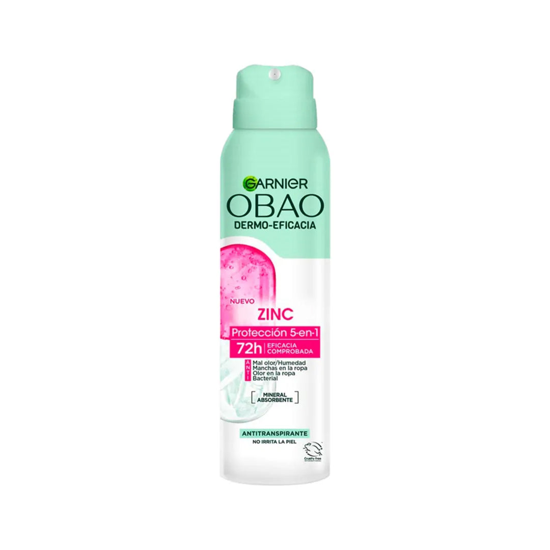 Desodorantes Obao Aerosol Woman Zinc 5 En 1 150 Ml