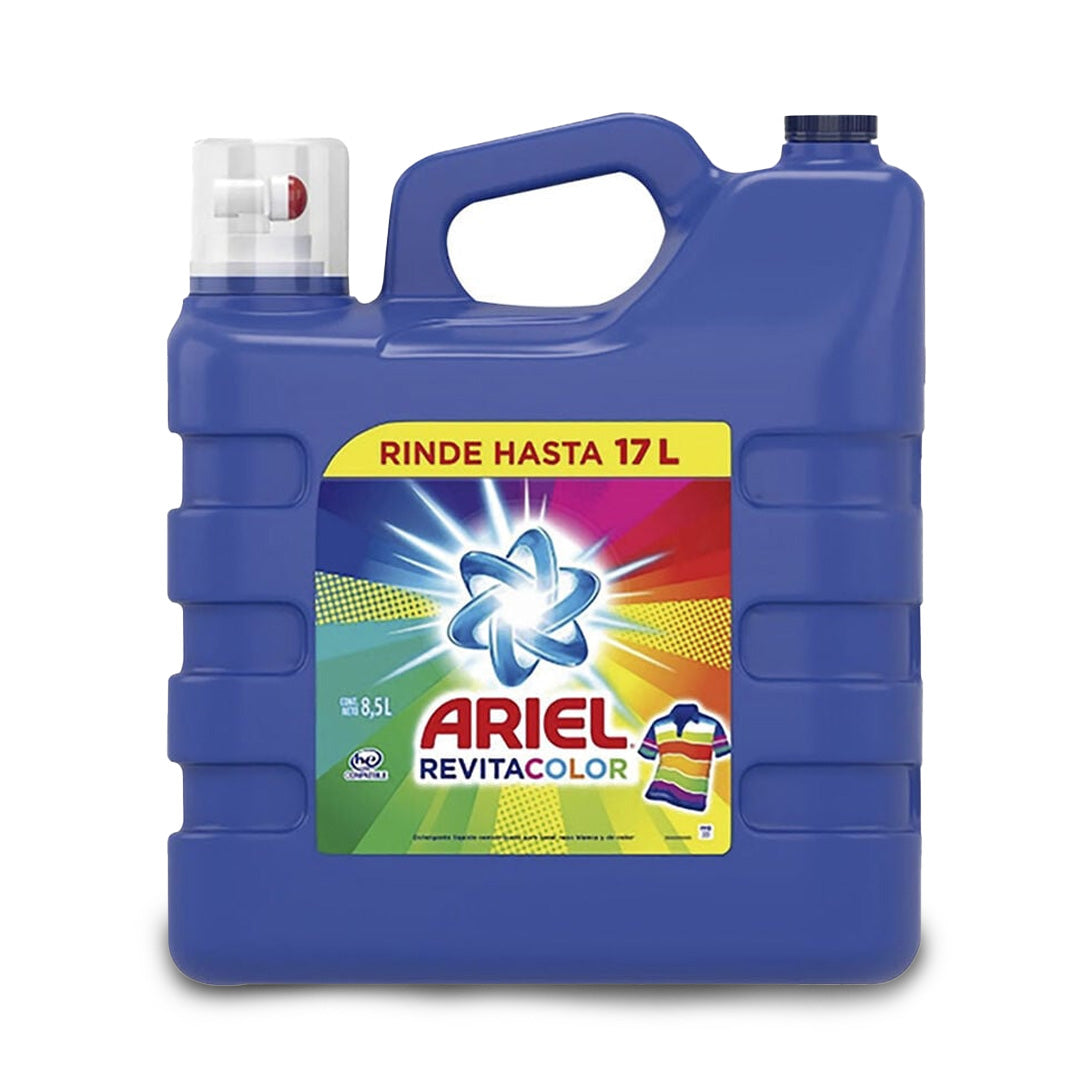 Detergente Ropa Liquido Ariel Revitacolor 8.5 Lt