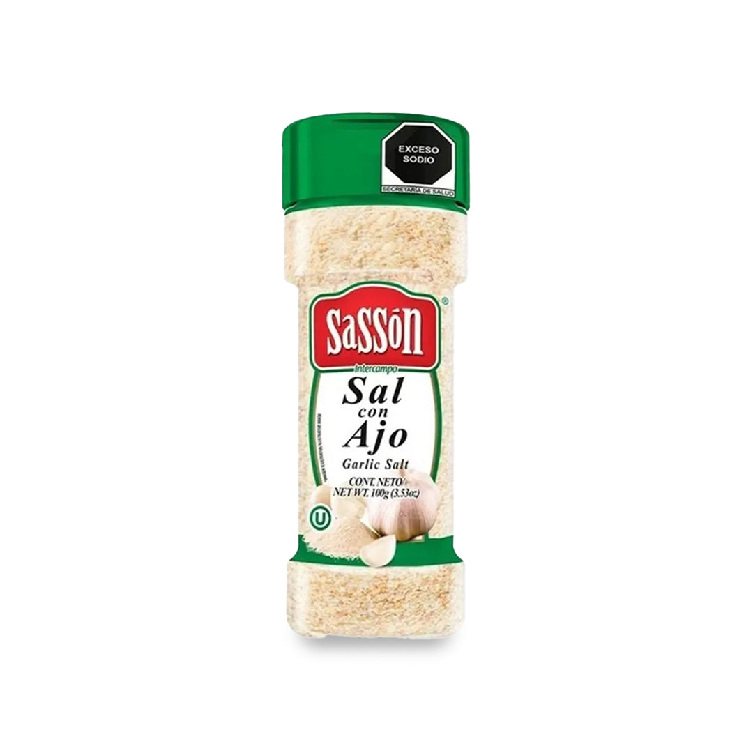 Especias Frasco Sasson Sal Con Ajo 100 Gr