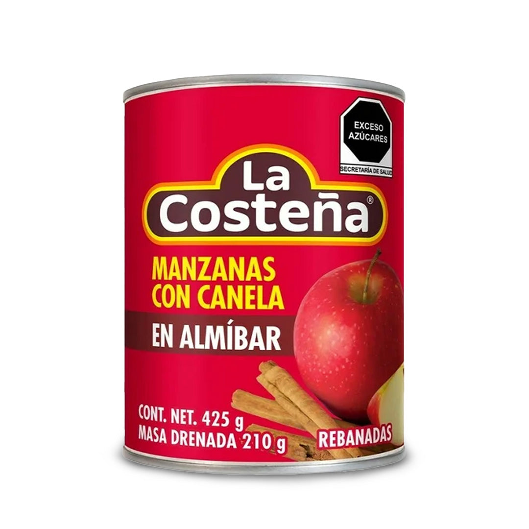 Fruta En Almibar Costeña Manzana Reb. C/Canela 425 Gr