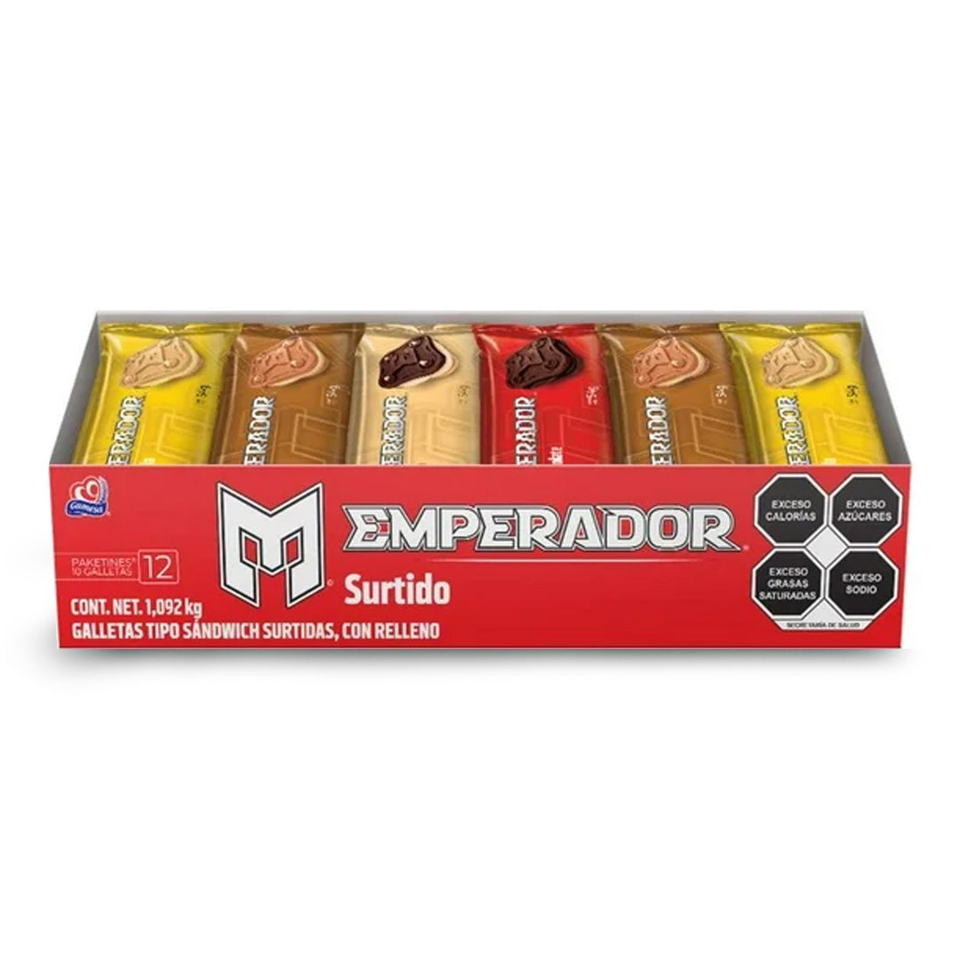 Galletas Gamesa Emperador Surtido 12Pz 1.092Kg