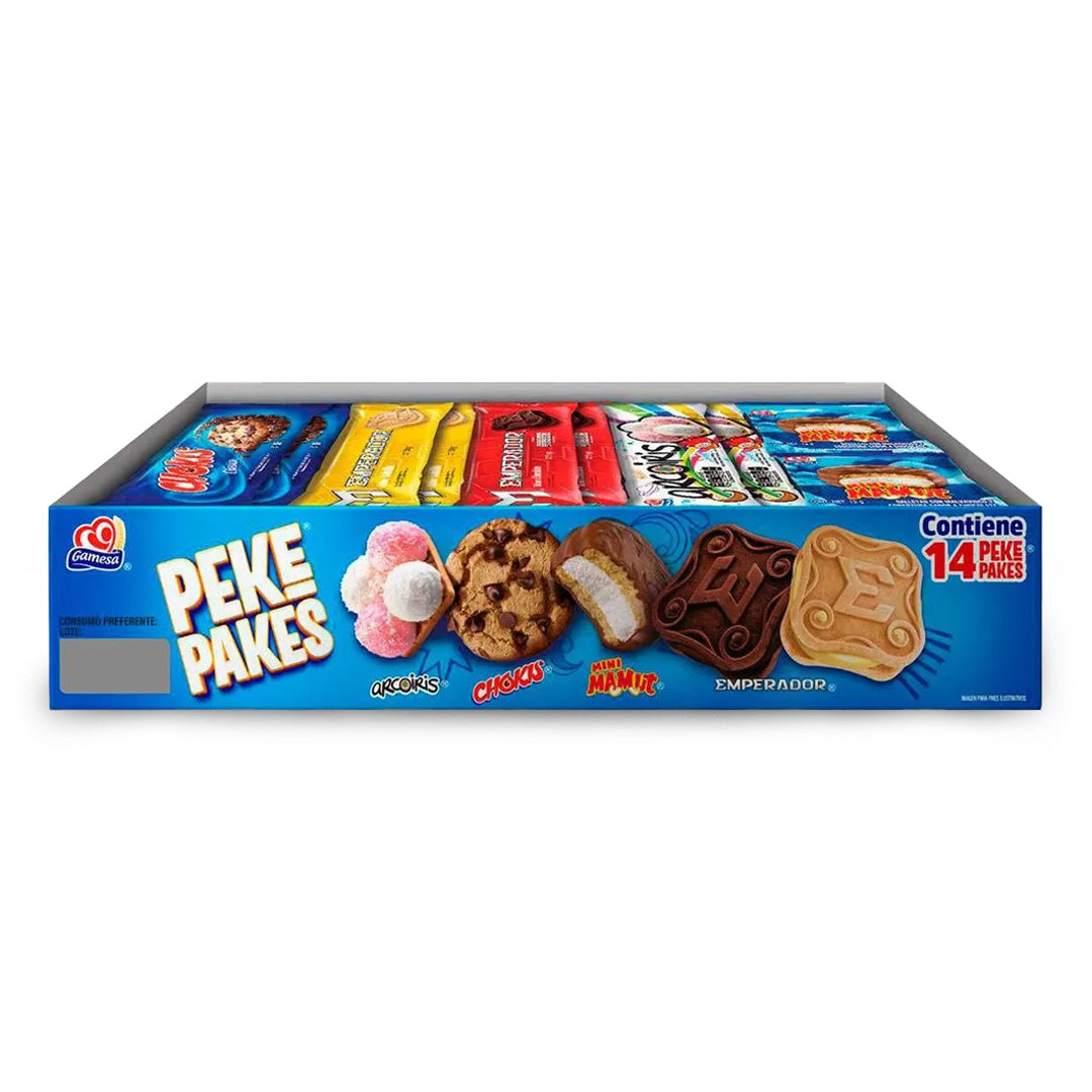 Galletas Gamesa Paquetines Surtido 14 Pz