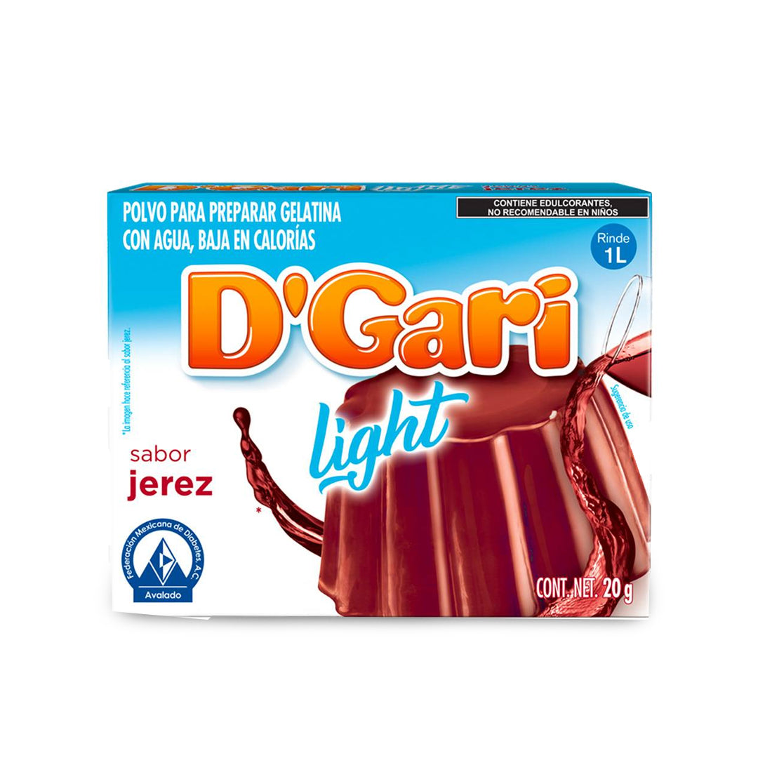 Gelatinas Gari Light Jerez 20 Gr