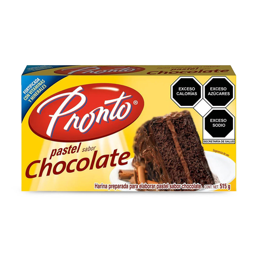 Harina Para Pastel Pronto Chocolate 515 Grs