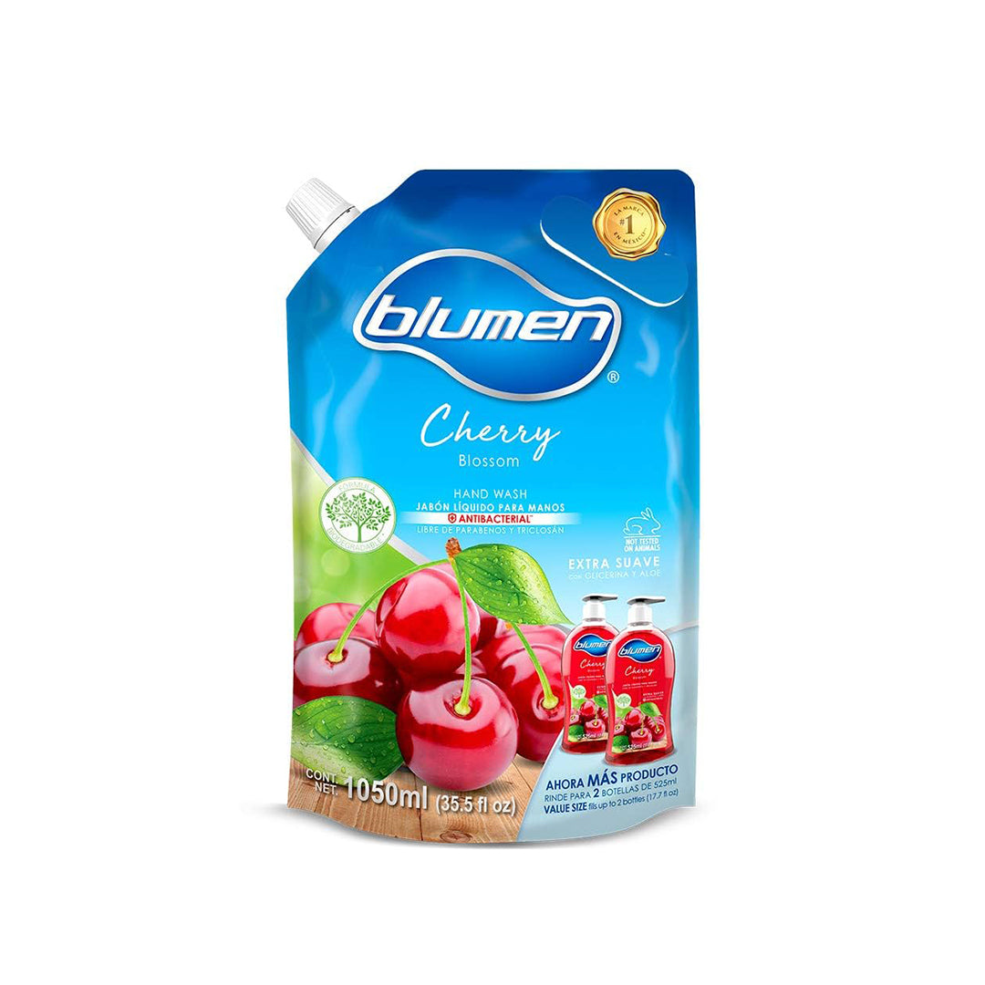 Jabon Para Manos Liquido Blumen Cherry 1050 Ml