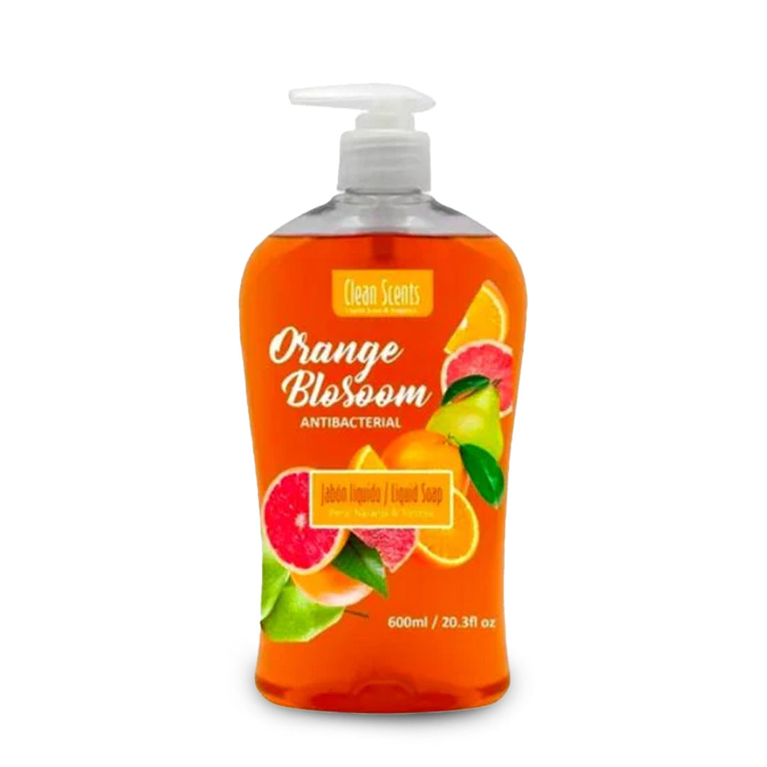 Jabon Para Manos Liquido Clean Scents Orange Blosson 600 Ml