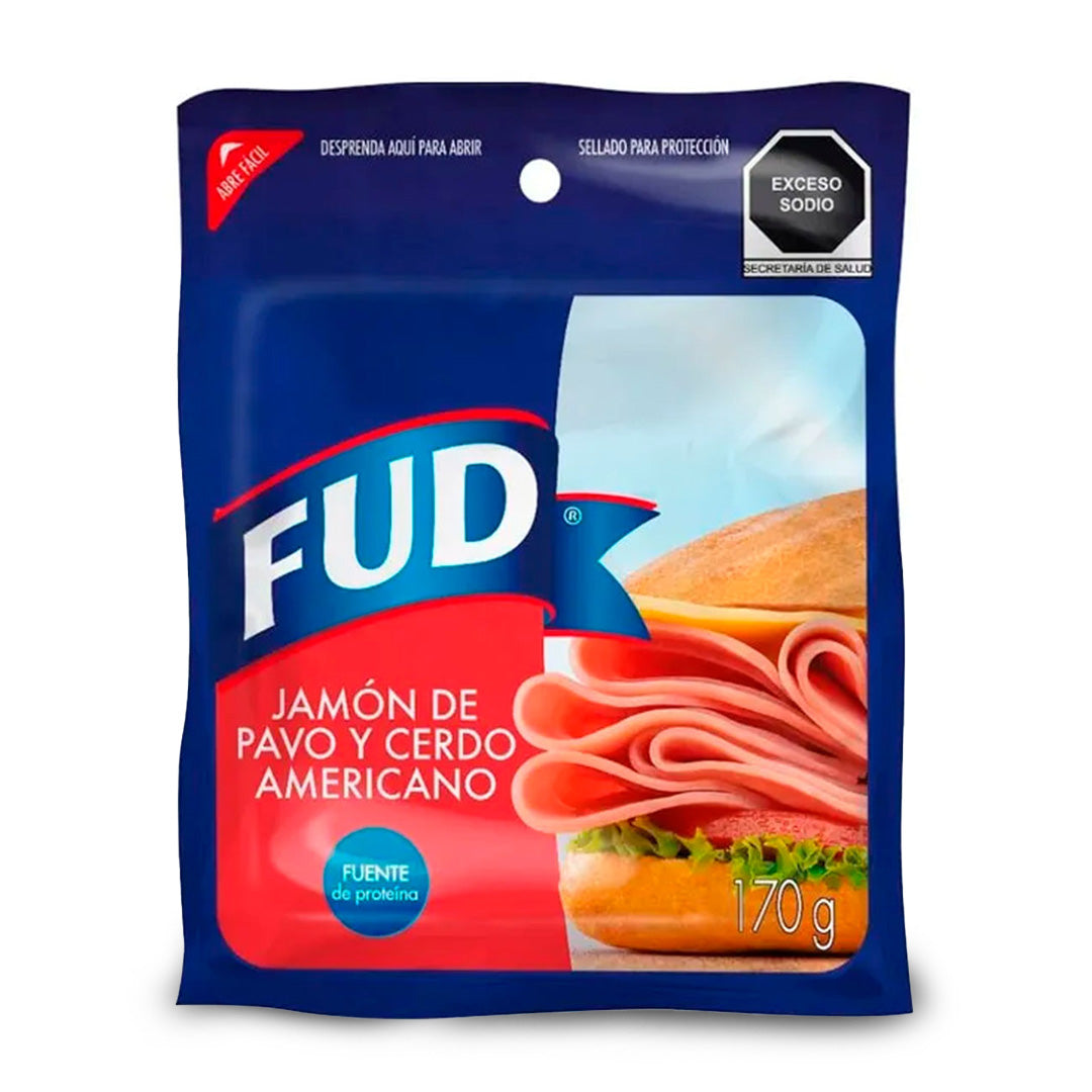 Jamon Americano Pavo/Cerdo Fud 170Gr