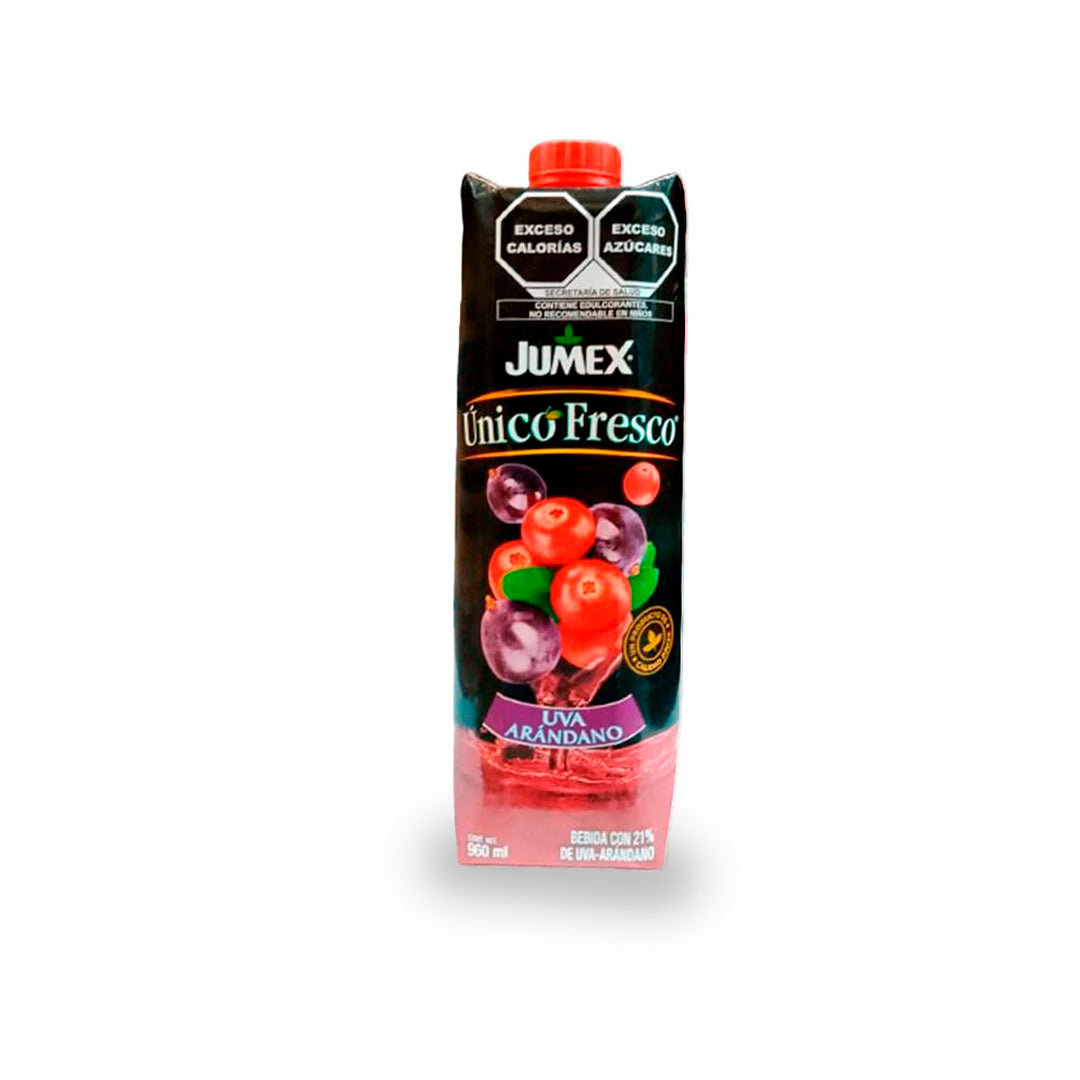 Jugo Tetra Jumex Unico Fresco Uva/Arandano 960 Ml