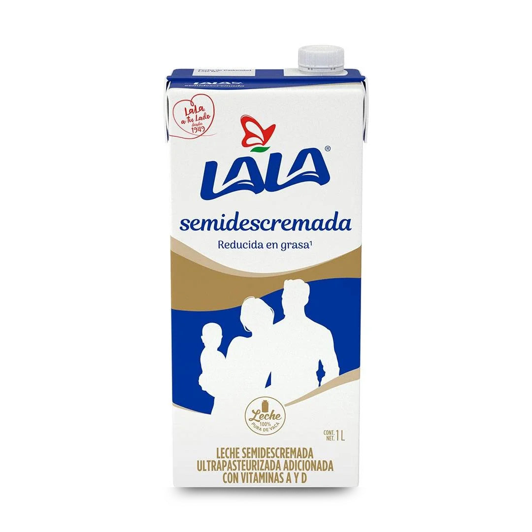 Leche Tetra Lala Semidescremada 1 Lt