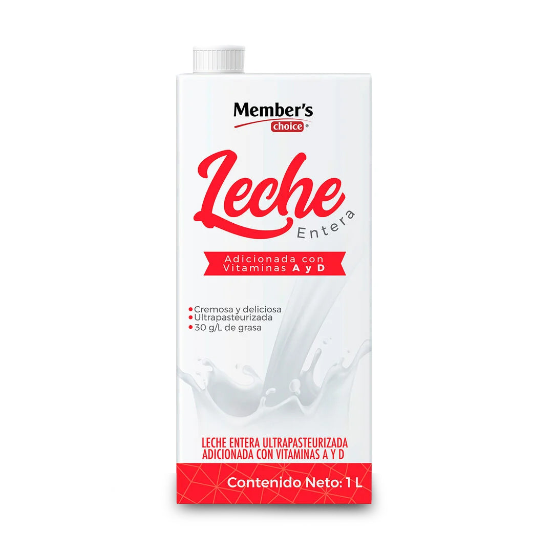 Leche Tetra Members Entera 1 Lt
