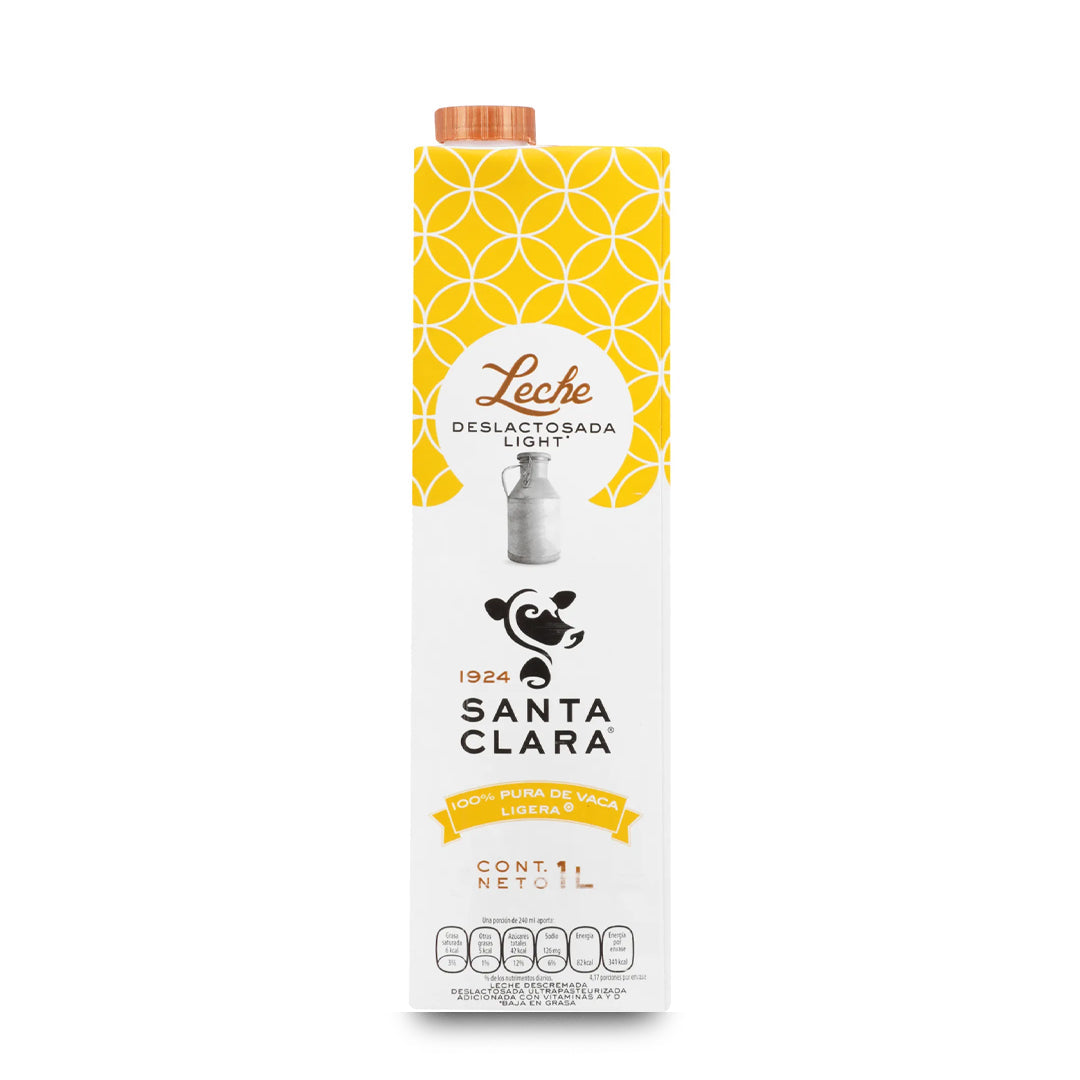 Leche Treta Santa Clara Deslactosada Light 1Lt