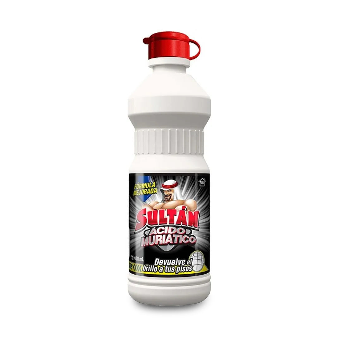 Limpiador De Baño Sultan Acido Muriatico 400 Ml.