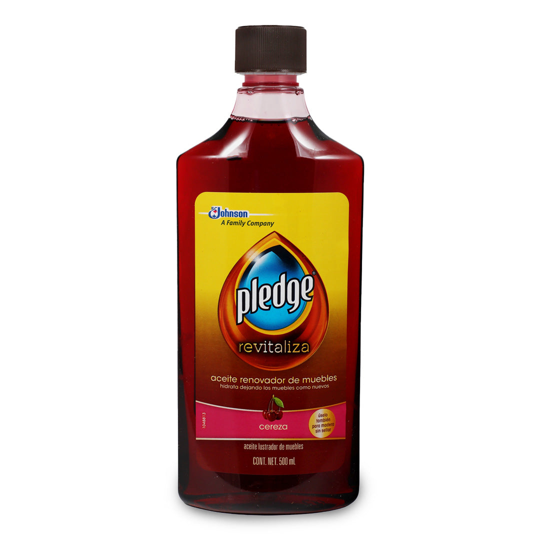Limpiador De Muebles Pledge Revitaliza Rojo 500 Ml