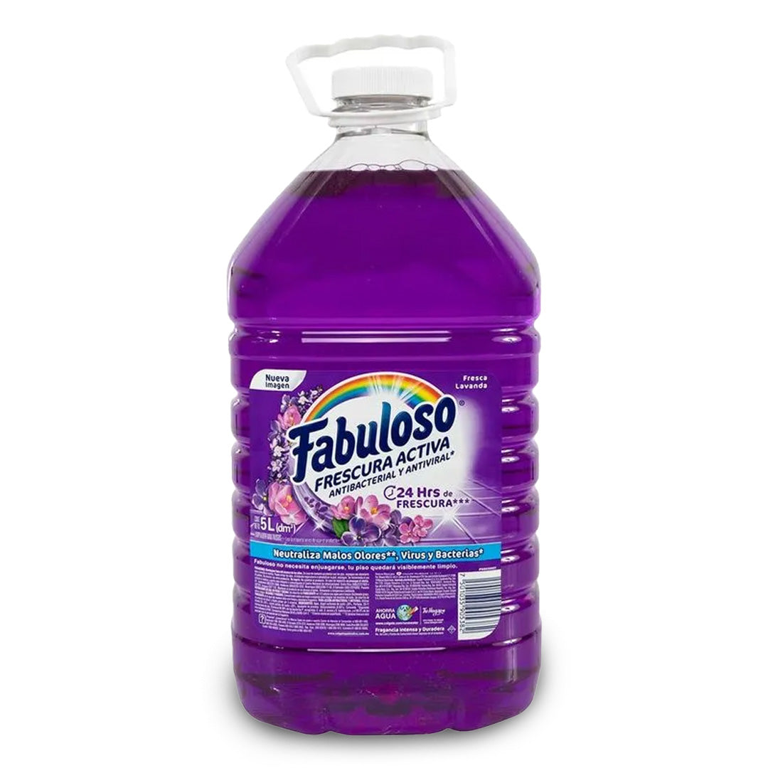Limpiador De Piso Fabuloso Lavanda 5Lt