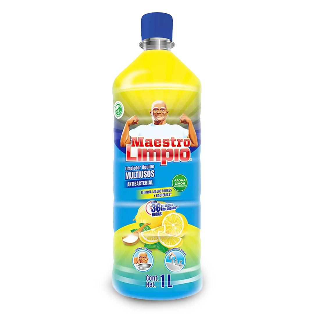 Limpiador De Baño Maestro Limpio Limon Bicarbonato 1 Lt