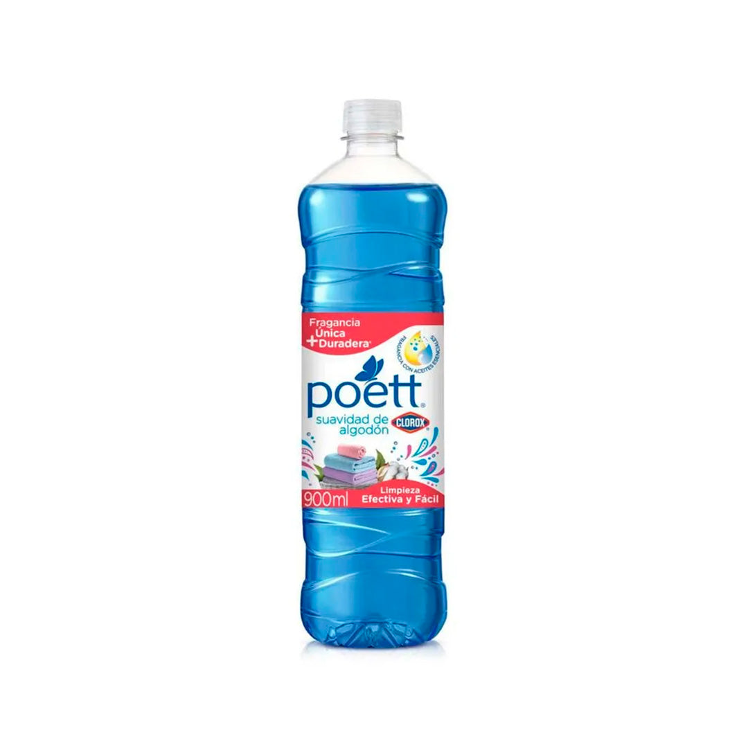 Limpiador De Piso Poett Suavidad De Algodon 900 Ml