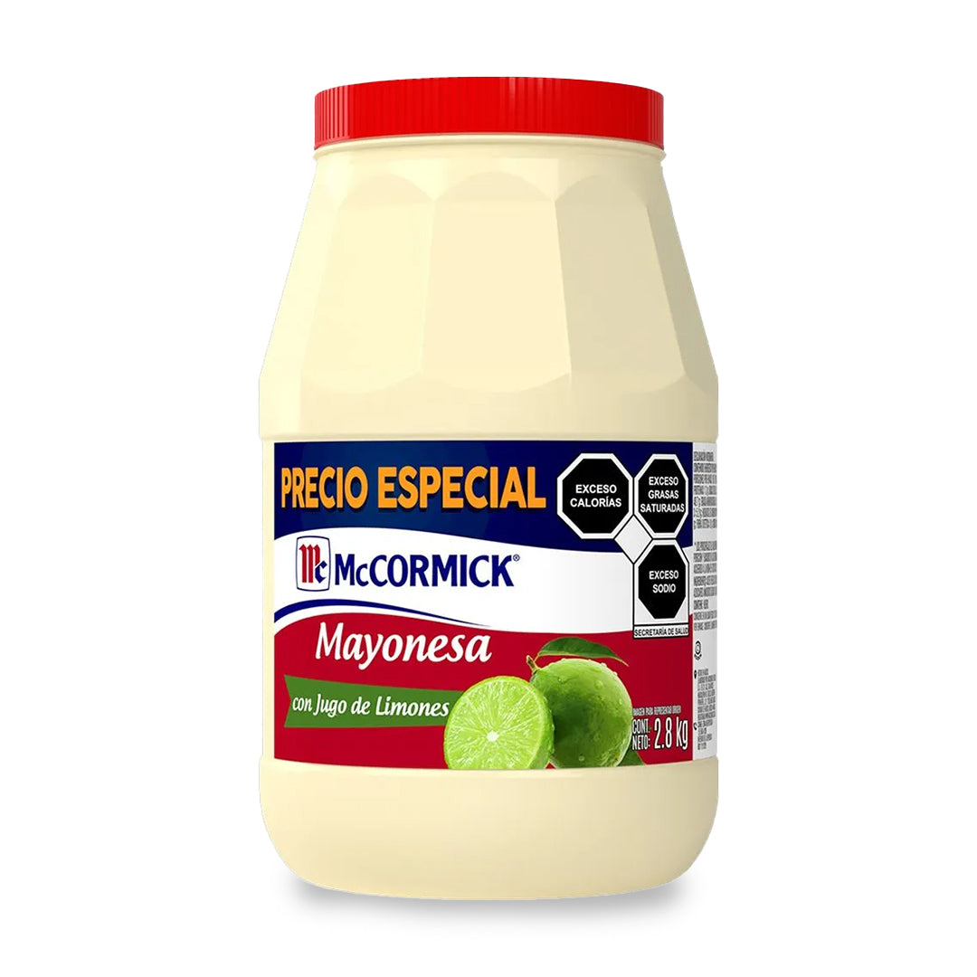 Mayonesa Mccormick Limones Precio Especial 2.8 Kg.
