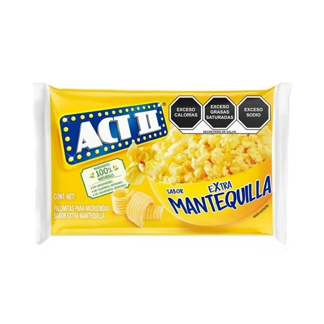 Palomitas Act Ii Extra Mantequilla 80Gr