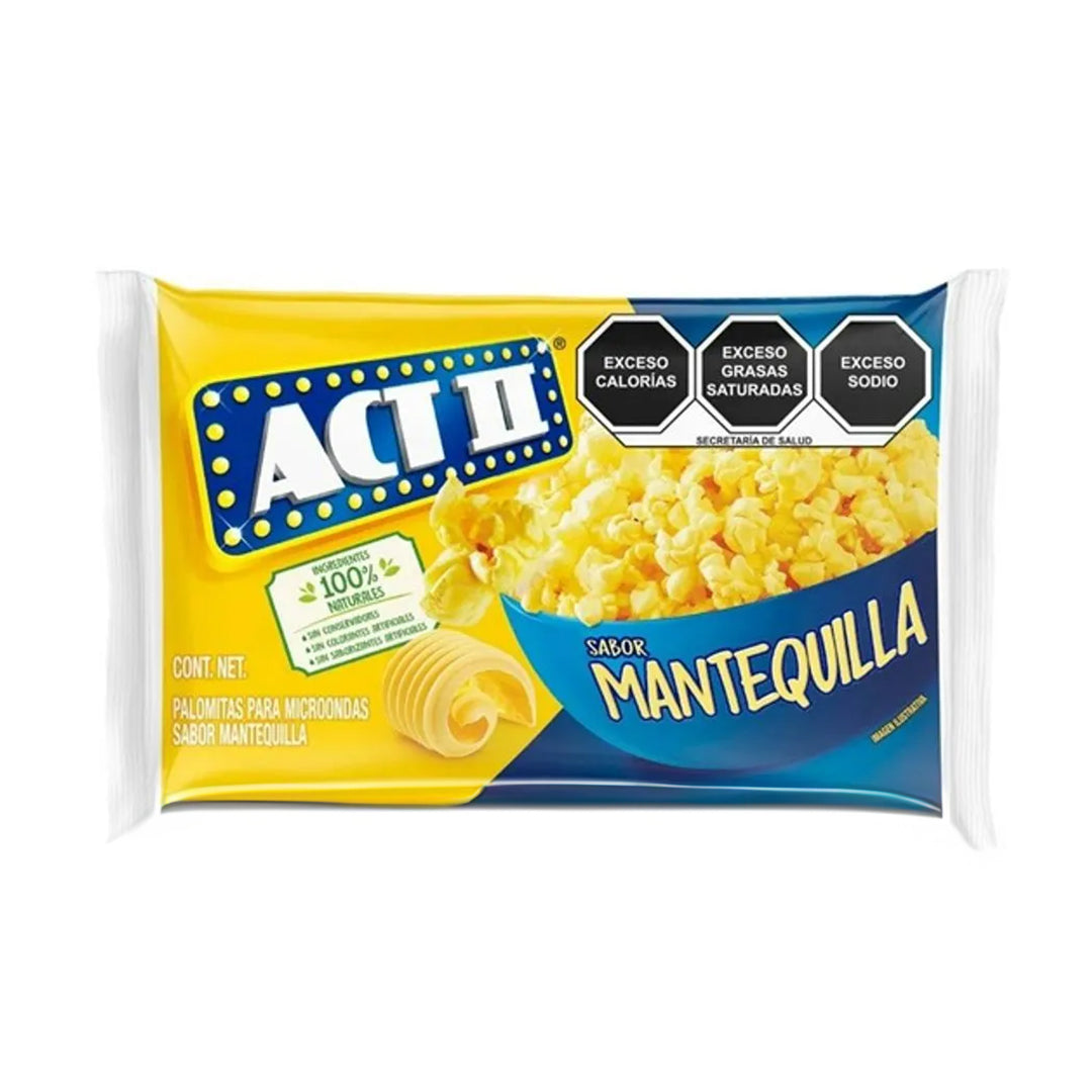 Palomitas Act Ii Mantequilla 80 Gr