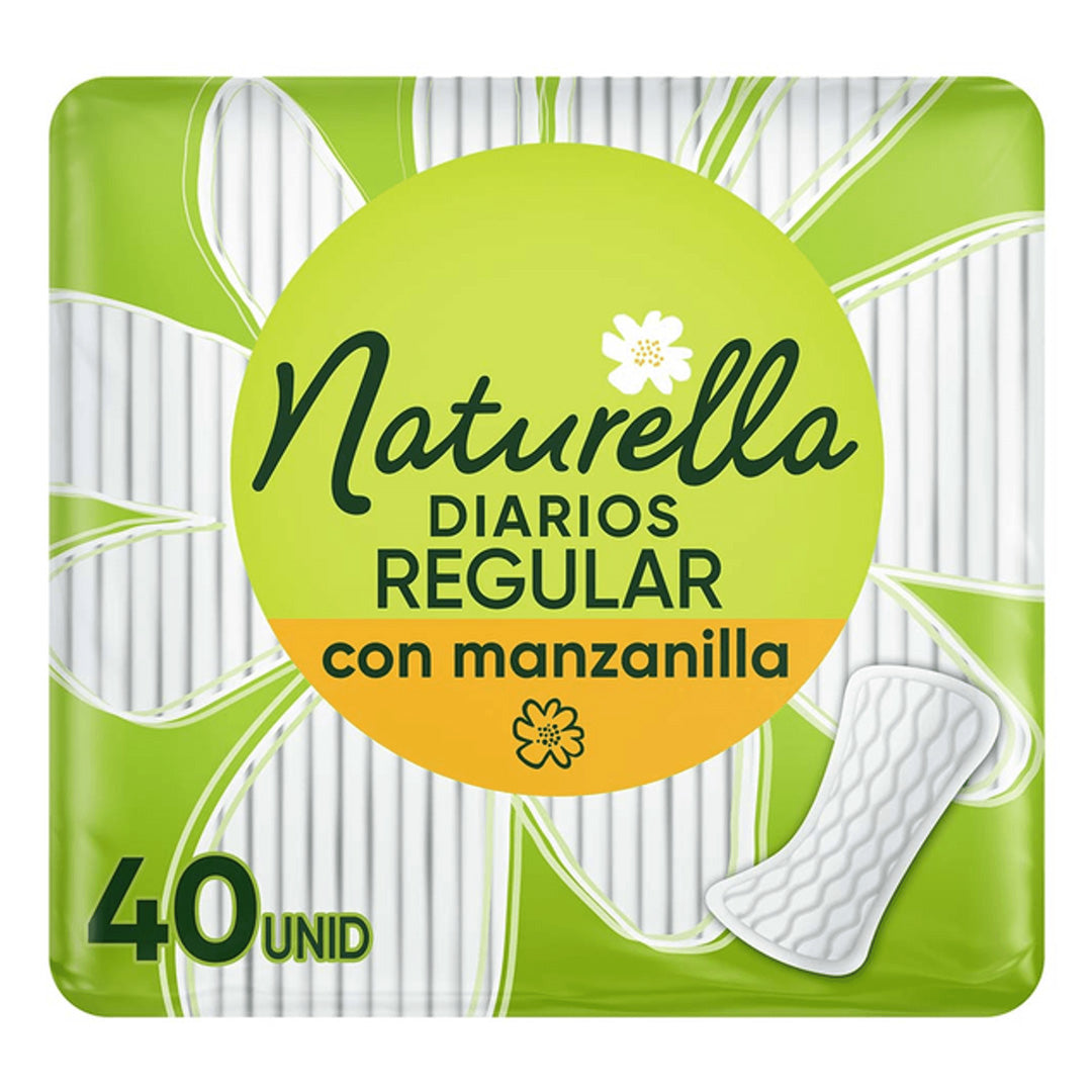 Panty Protector Naturella Diarios Manzanilla 40Pz