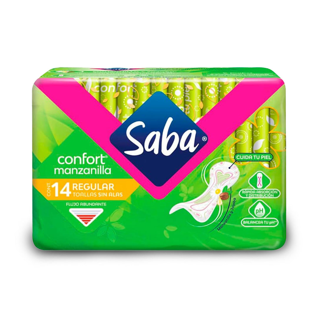 Panty Protector Saba Regular Confort Mnz S/A 14 + 6 Pz