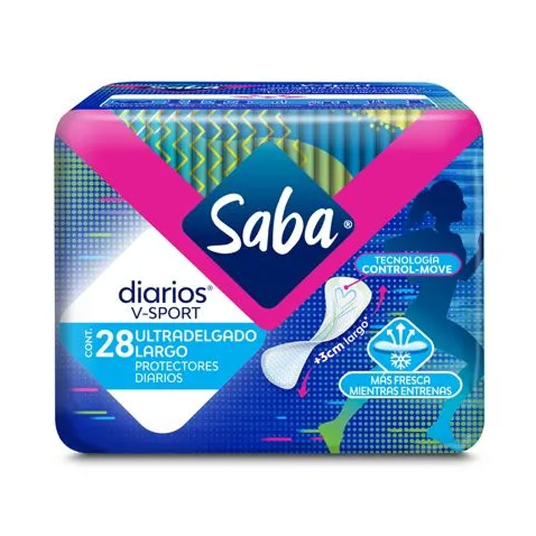 Panty Protector Saba Sport U.Delgado Largo 28 Pz
