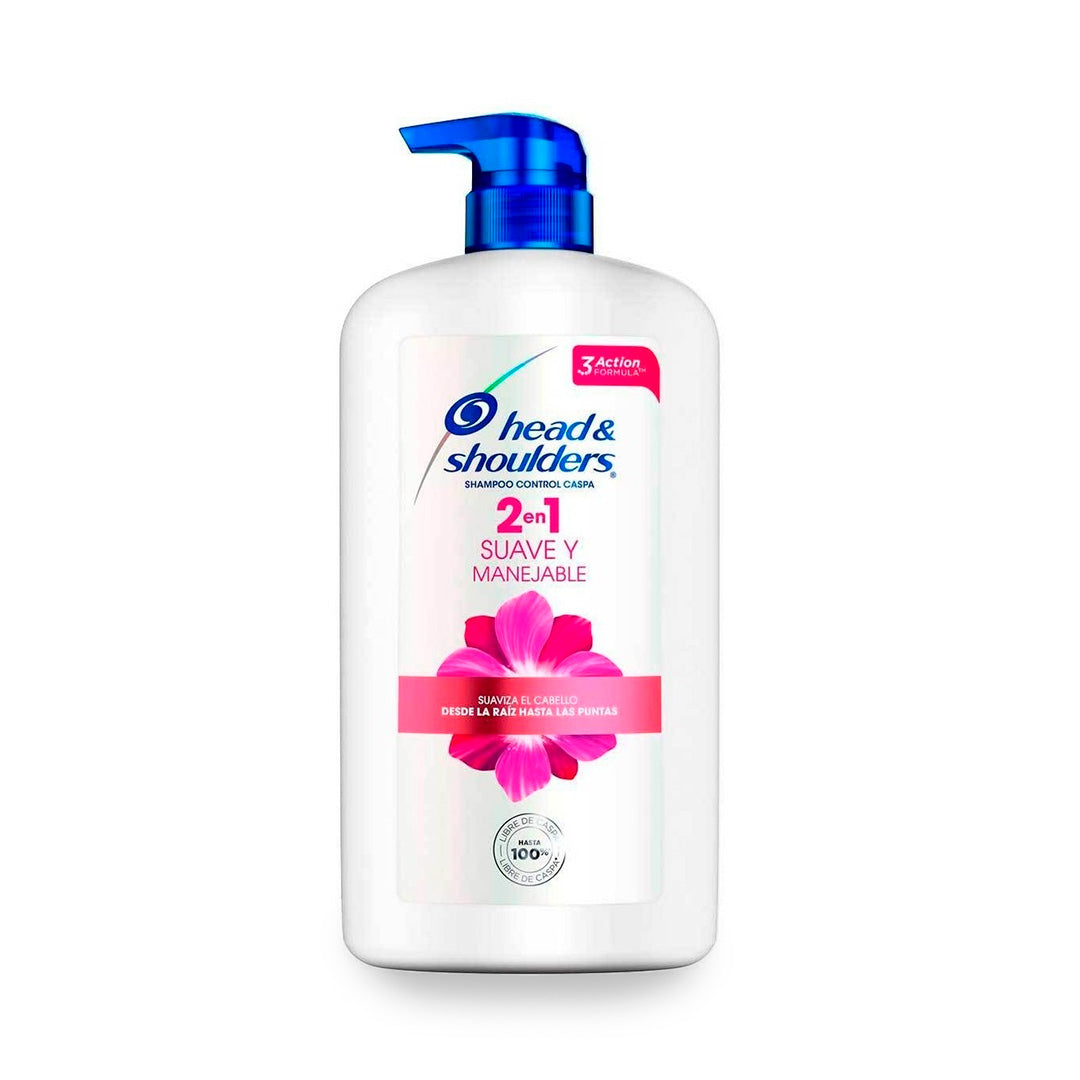 Shampoo Head & Shoulders Suave Y Manejable 2En1 1Lt