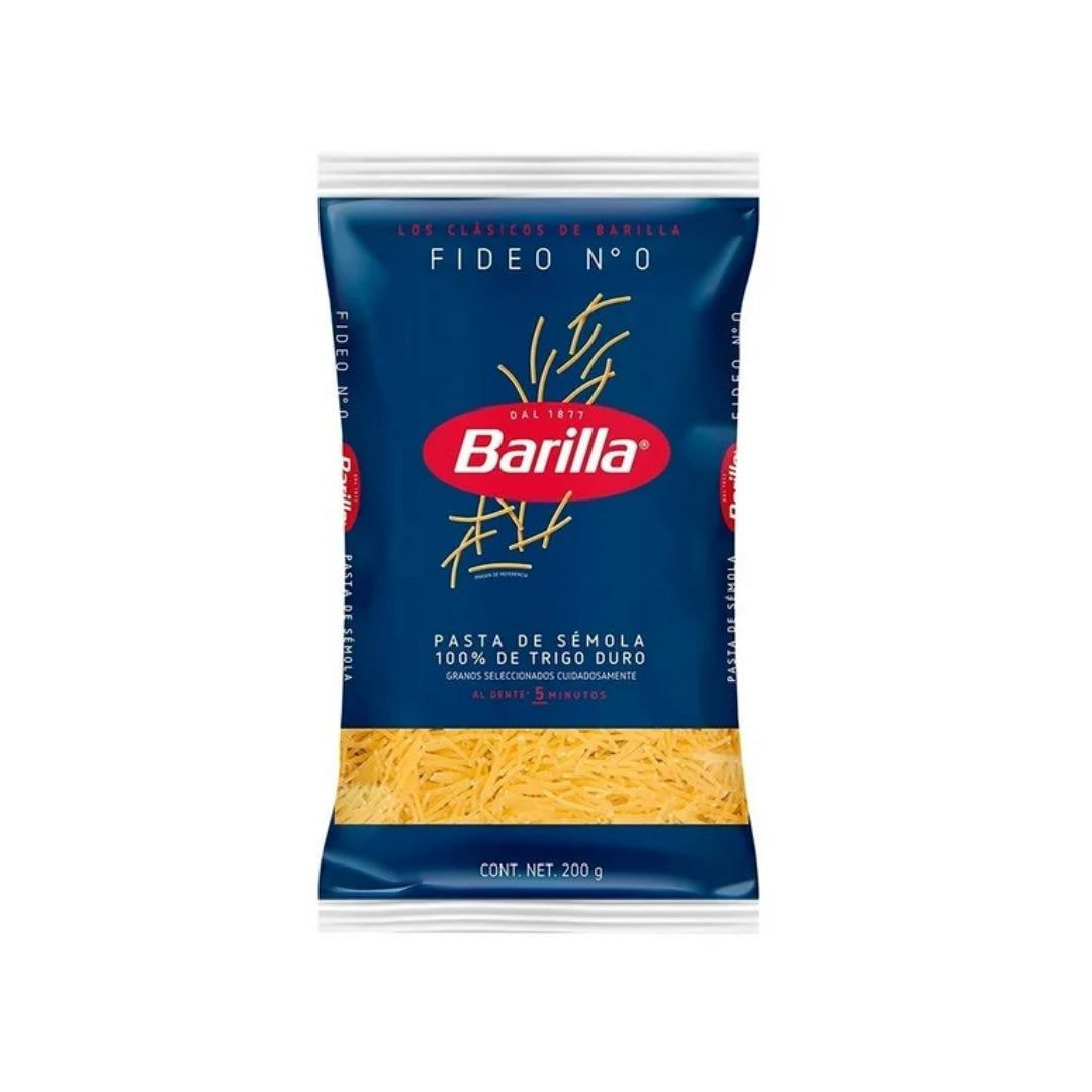 Sopa Barilla Fideo N°0 200Gr