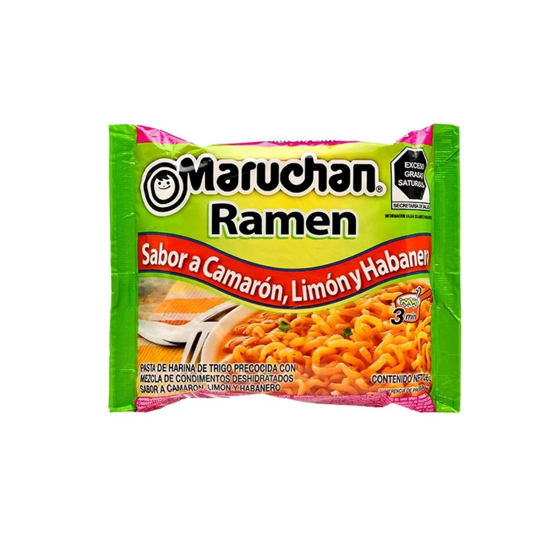 Sopa Instantanea Maruchan Ramen Camaron Y Habanero 85G