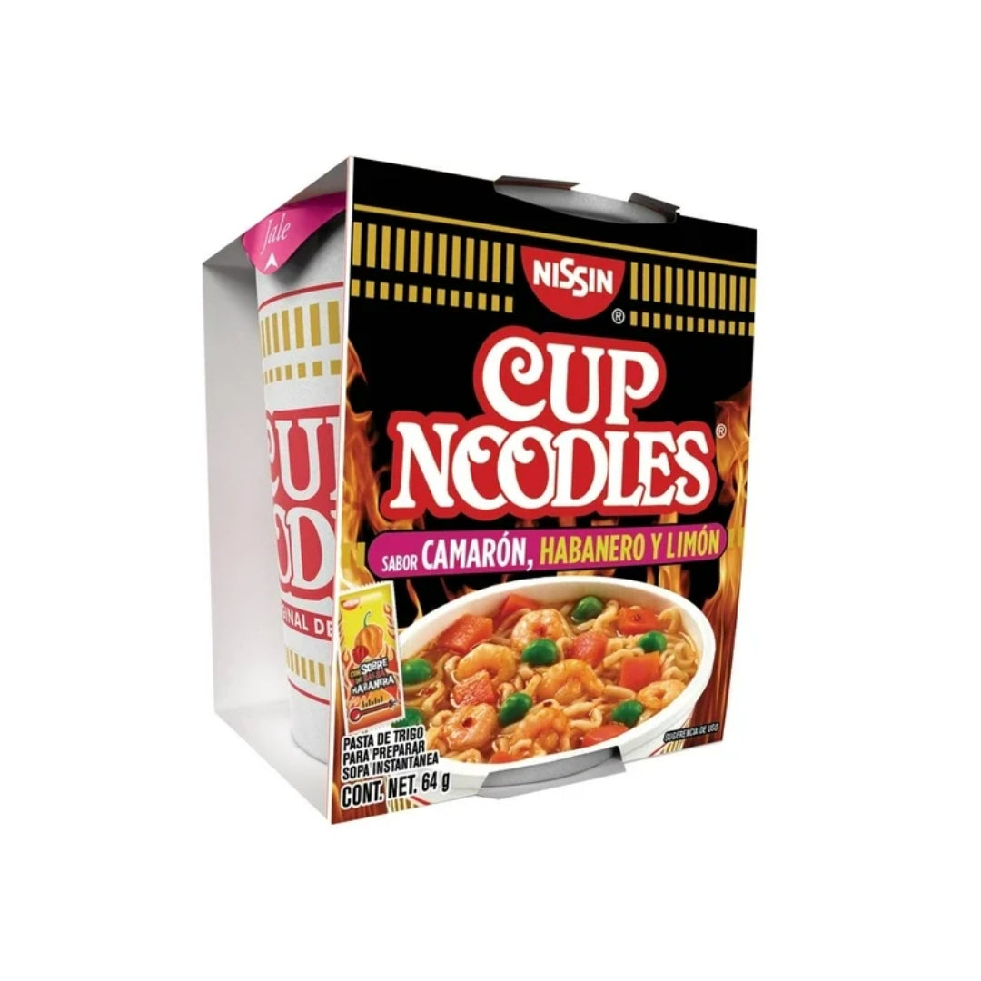 Sopa Instantanea Nissin Camaron/Hab/Limon 64Gr