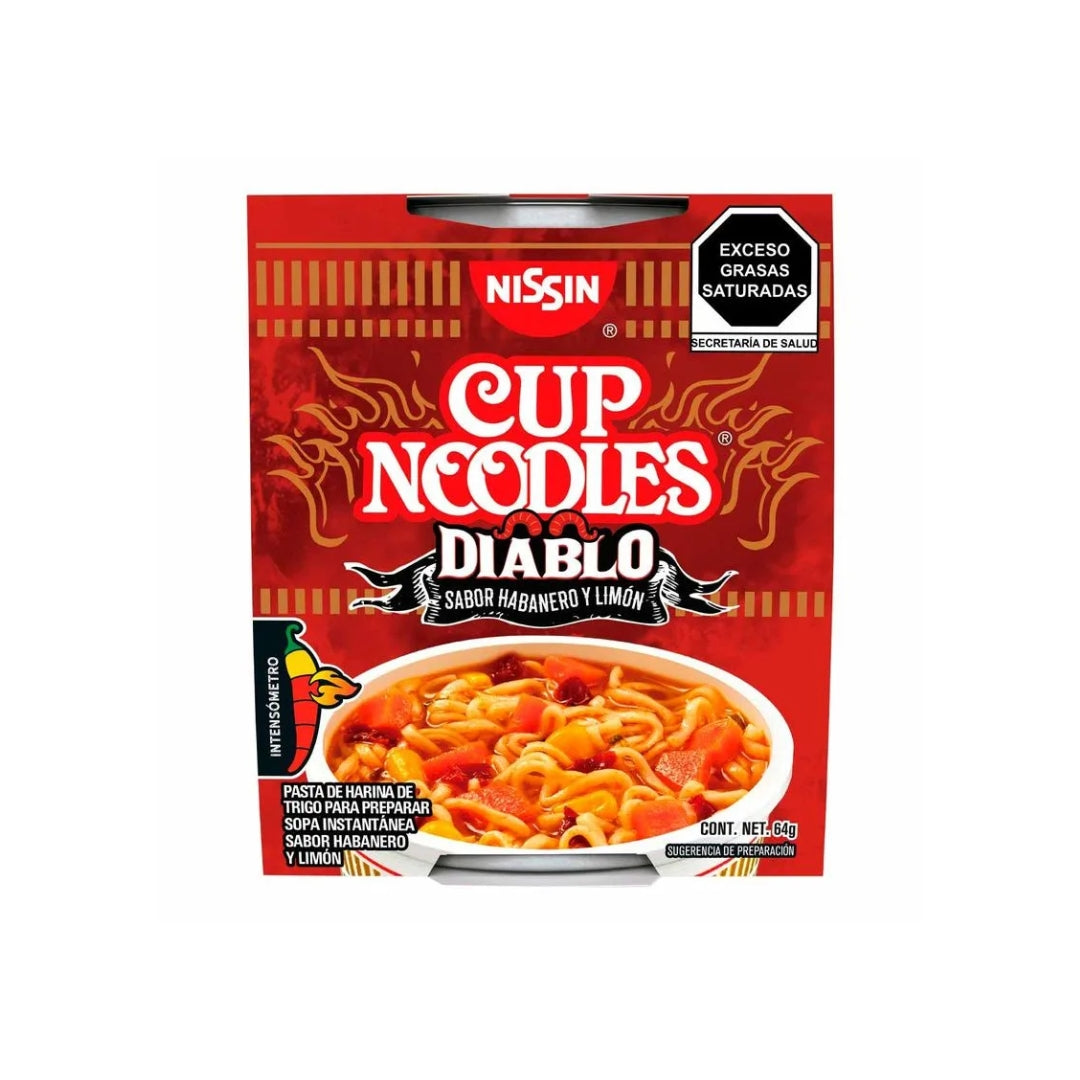 Sopa Instantanea Nissin Diablo 64Gr